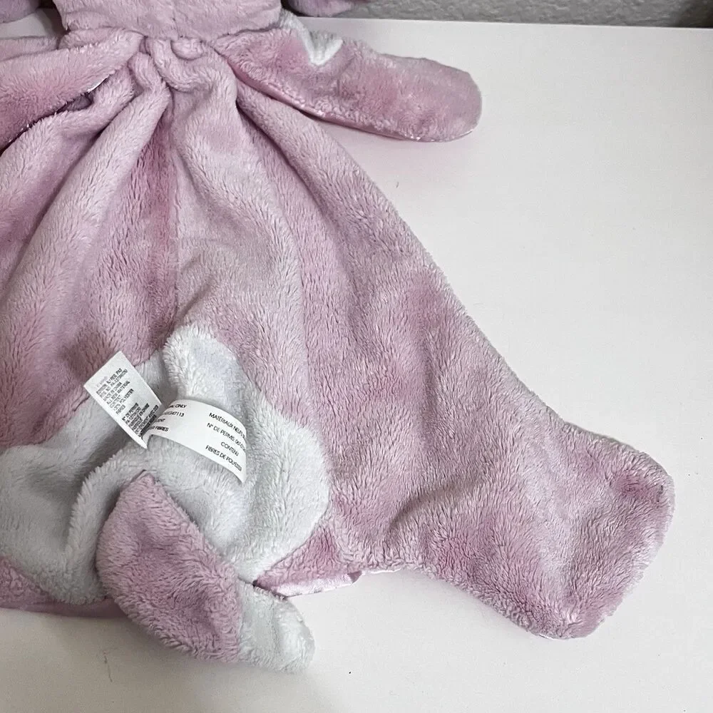 Baby Gund Pink Spunky Huggybuddy Puppy Dog Security Blanket Lovey Satin 6047441
